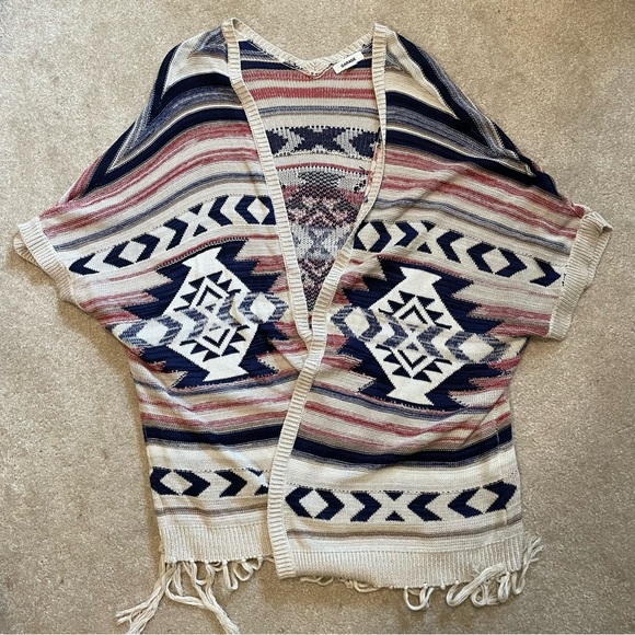 Garage Aztec Pattern Knit Sweater - Picture 3 of 4